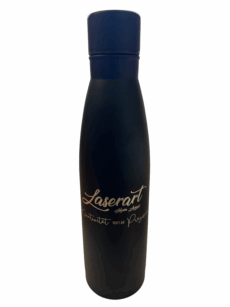 Isolierflasche 500 ml mit Gravur - Text querformat